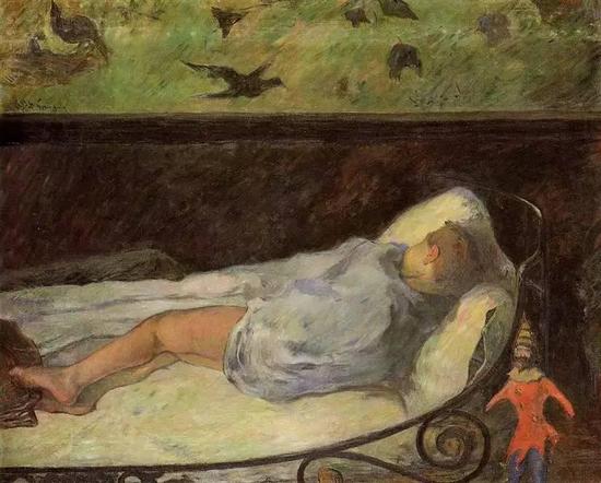 �߸� Gauguin - Young Girl Dreaming (Study Of A Child Asleep)