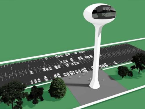 SpaceX设计中的发射着陆控制和管理中心。(图片来源:NASA)